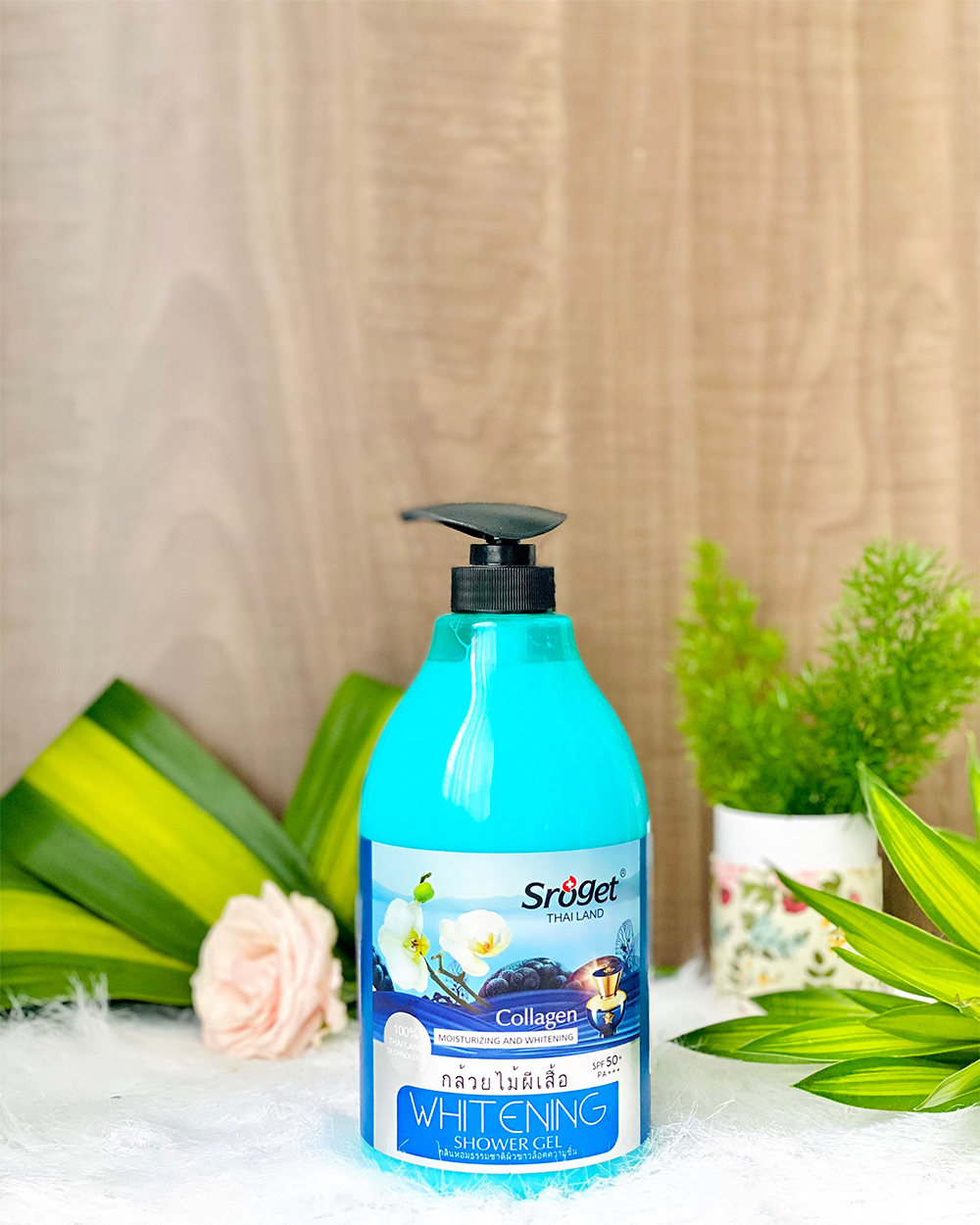 شامپو سفیدکننده و مرطوب‌کننده کلاژن برند Sroget — 4