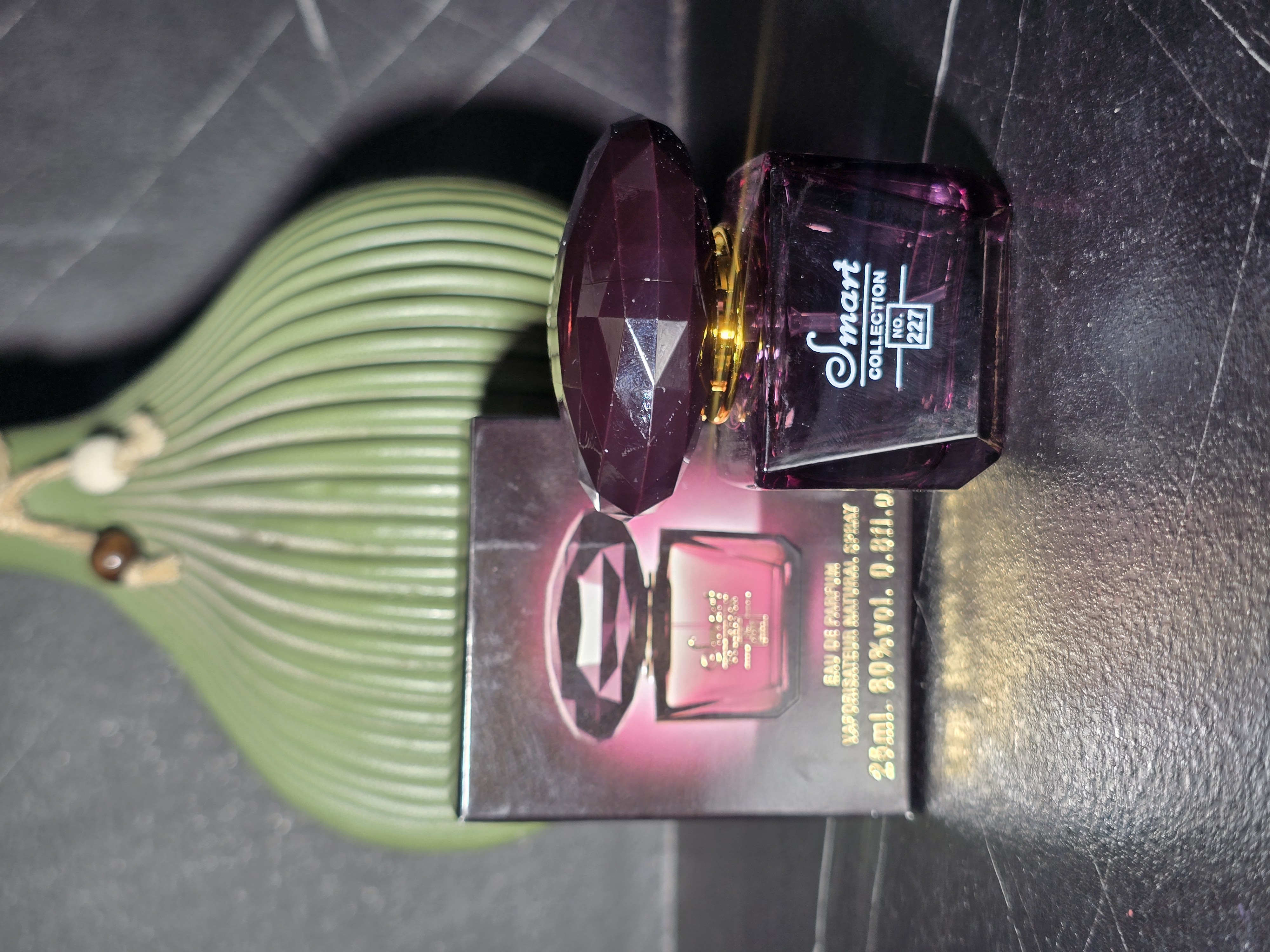 عطر جیبی زنانه اسمارت کالکشن کد 227 مدل Versace Crystal Noir حجم 25 میلی لیتر