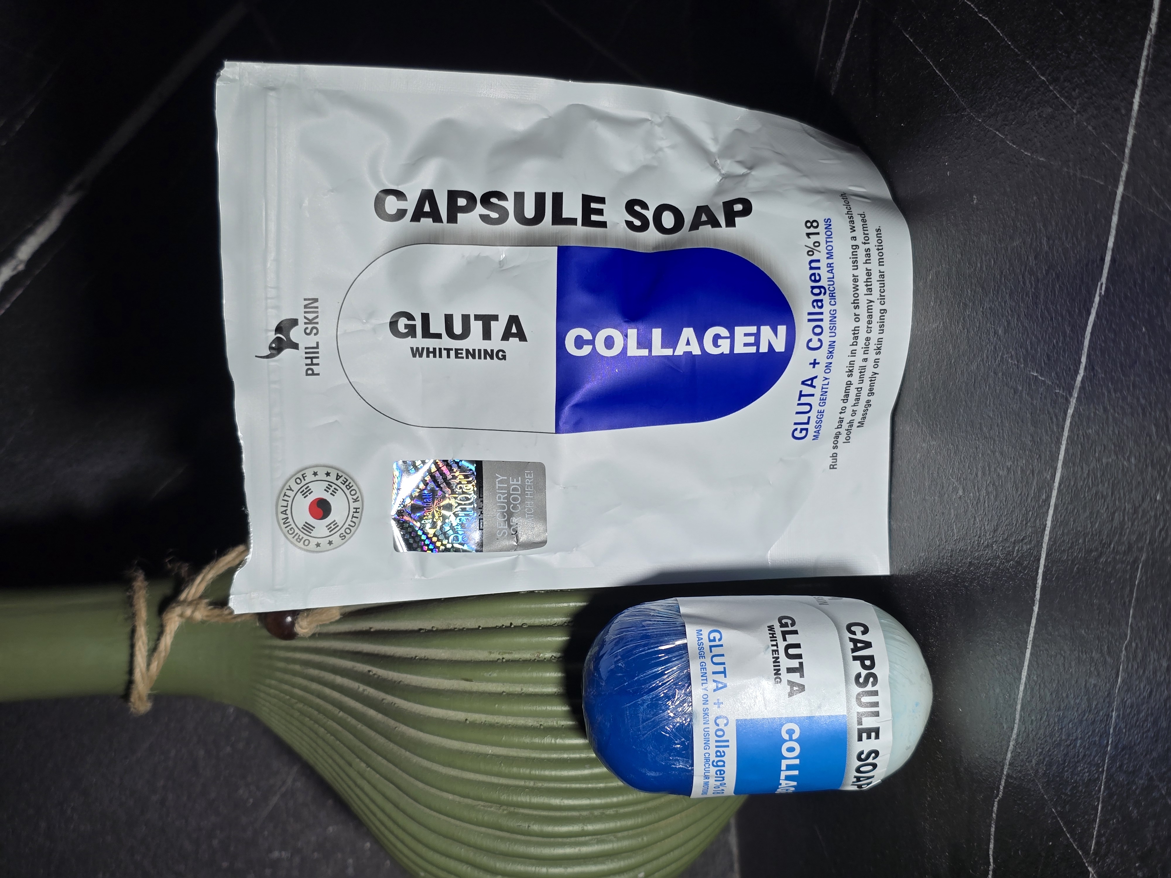 صابون کپسولی آبی