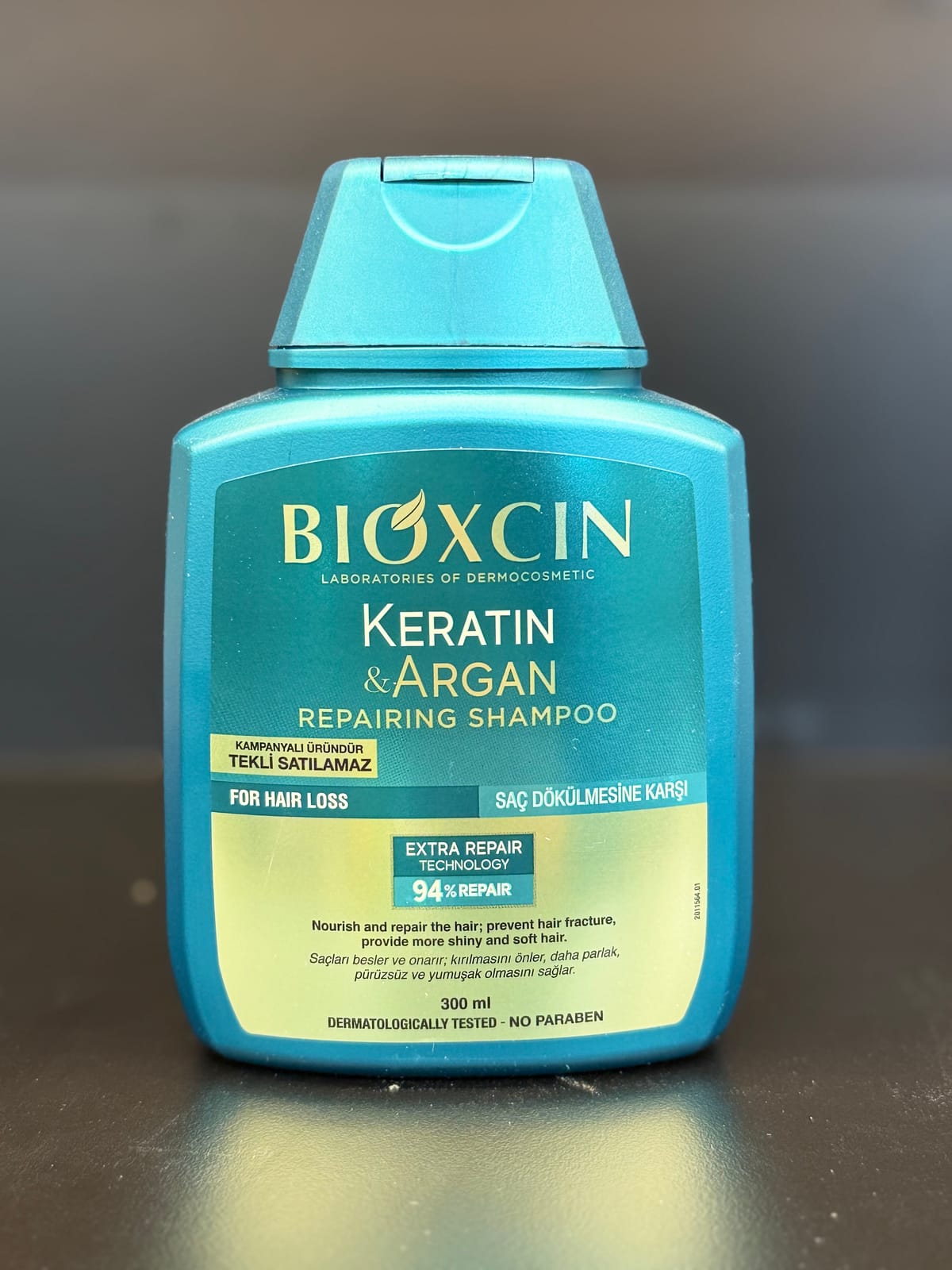 شامپو آرگان کراتین بیوکسین اورجینال حجم 300 میل ترمیم کننده و ضد ریزش،