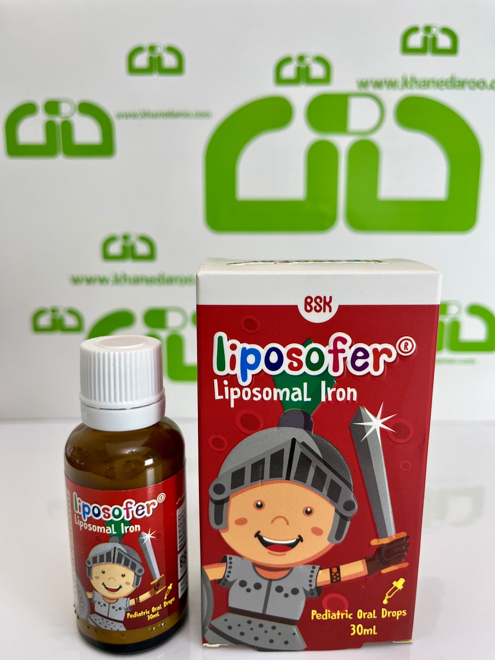 قطره خوراکی آهن لیپوزومال لیپوزوفر بی اس کی 30 میلی لیتری