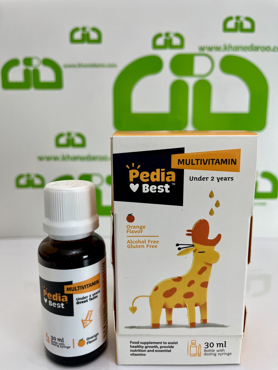 قطره مولتی ویتامین پدیابست با طعم پرتقال 30 میلی لیتری