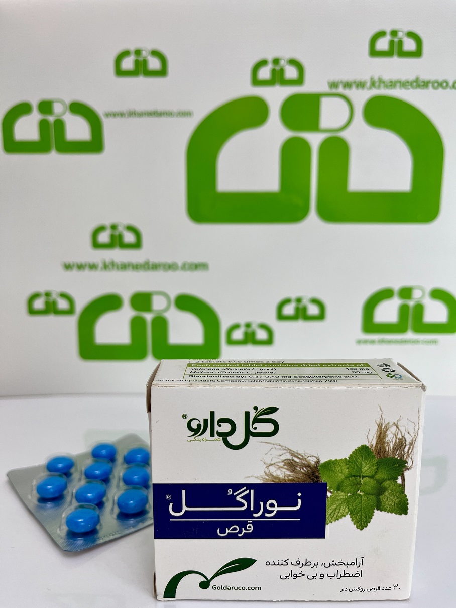 قرص آرامبخش و ضد اضطراب نوراگل گل دارو 30 عددی 