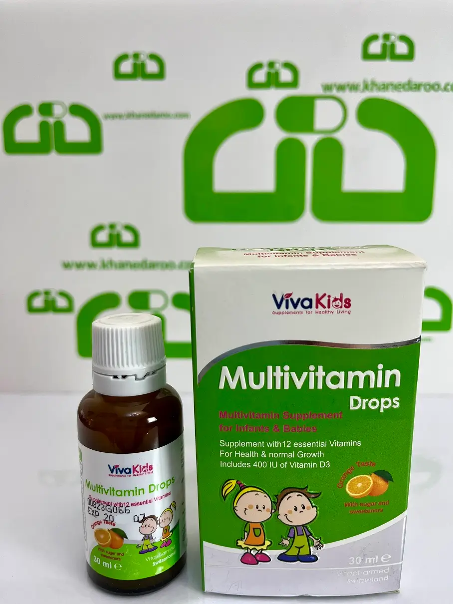 قطره خوراکی مولتی ویتامین ویواکیدز 30 میلی لیتری