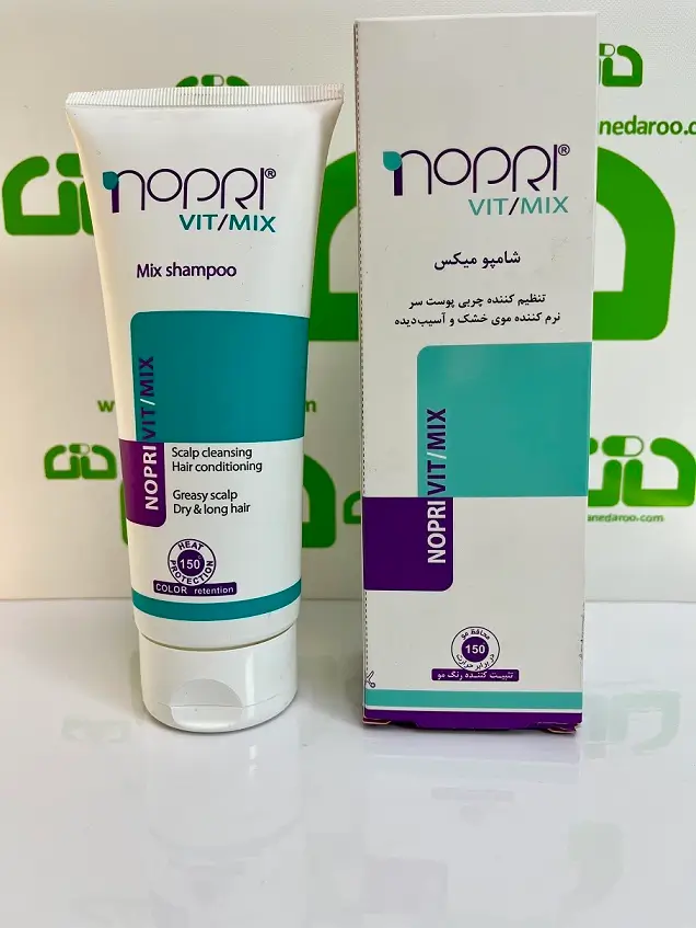 شامپو تنظیم کننده چربی پوست سر نوپری ویت میکس 200 میلی لیتری