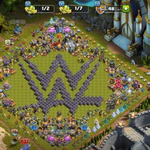 خرید اکانت  کلش آف کلنز - خرید اکانت کلش آف کلنز تاون هال ۱۸ لول ۲۸۴ کد ۶۵۷۸۶
