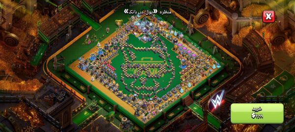خرید اکانت مکس کلش آف کلنز تاون هال 18 لول 276 کد 31493