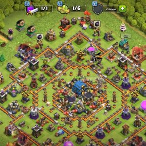 خرید اکانت کلش آف کلنز - خرید اکانت مکس کلش آف کلنز تاون هال ۱۲ لول ۸۰ کد ۳۴۲۵۲