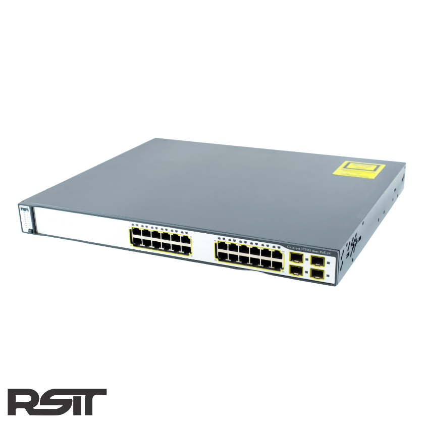 سوئیچ سیسکو WS-C3750G-24PS-S (استوک)