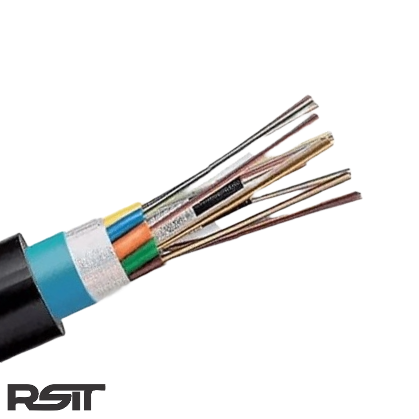 کابل فیبر نوری 6 کور مهاردار هوایی شهید قندی OSSAC/SJD