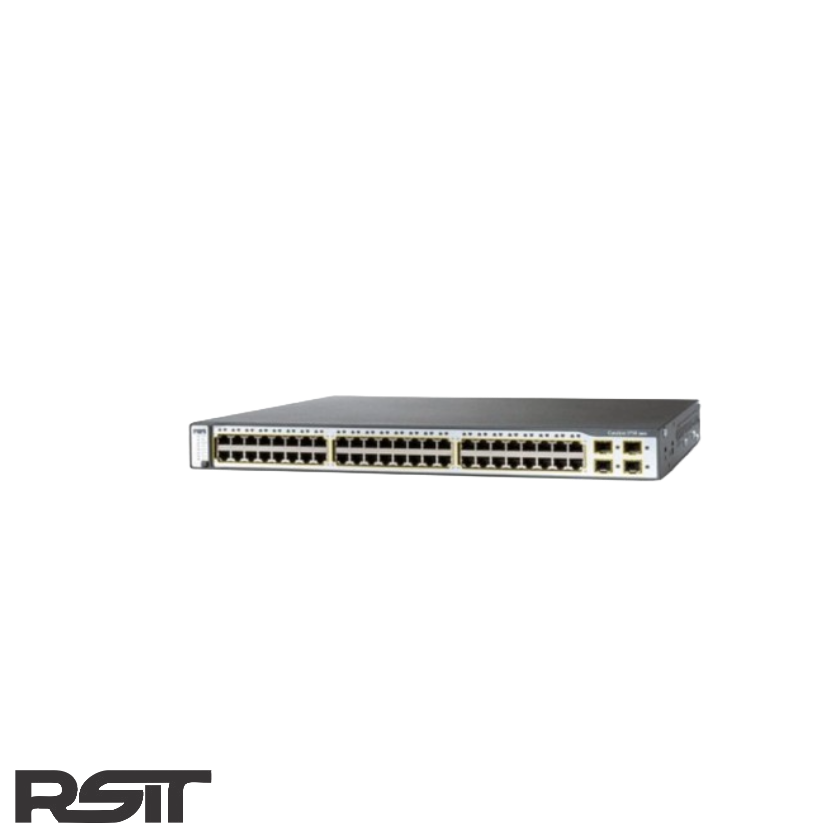 سوئیچ سیسکو Cisco WS-C3750G-48PS-E (استوک)