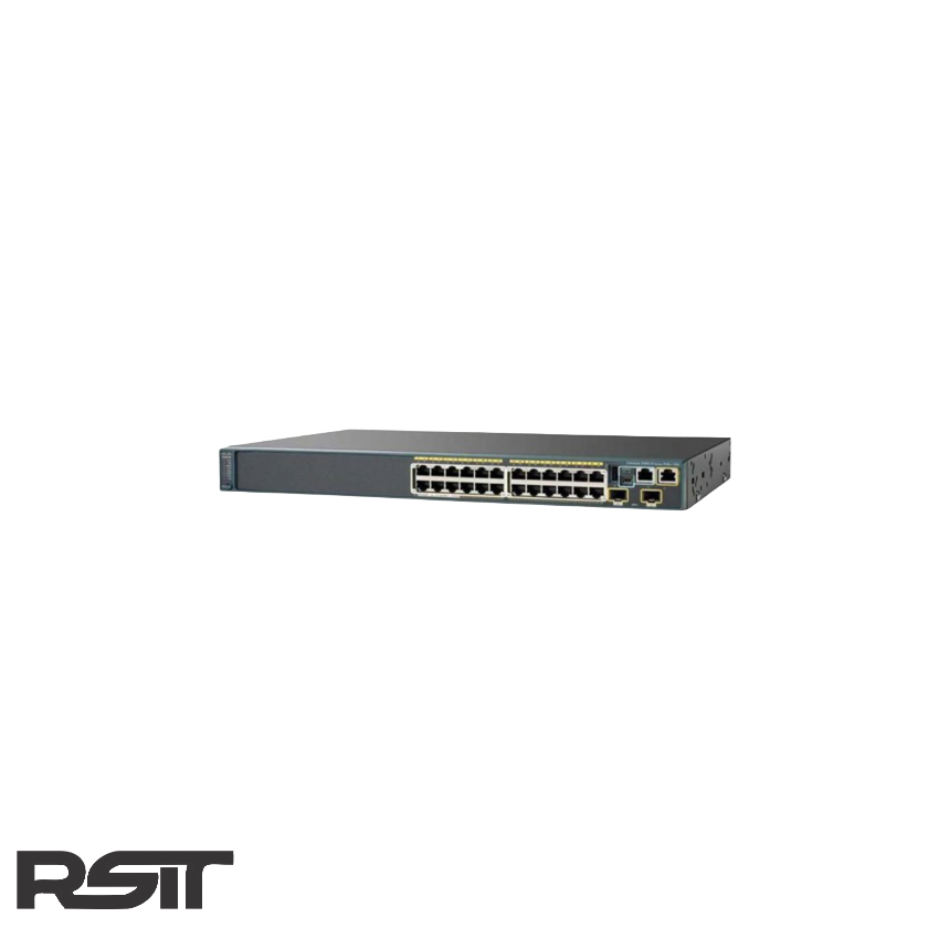 سوییچ 24 پورت سیسکو مدل WS-C2960+24PC-L (استوک)