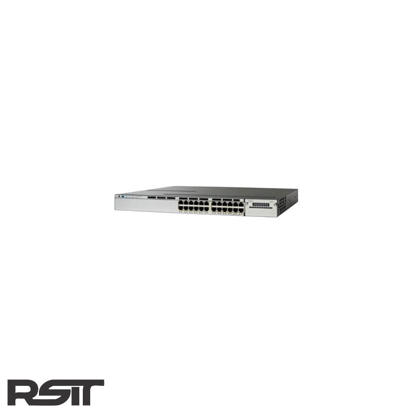 سوئیچ شبکه سیسکو 24 پورت WS-C3750X-24P-S (استوک)