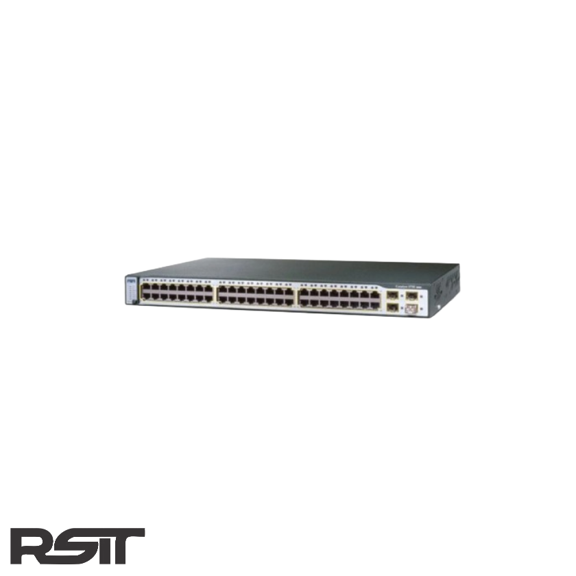 سوئیچ سیسکو (استوک) Cisco WS-C3750-48PS-E