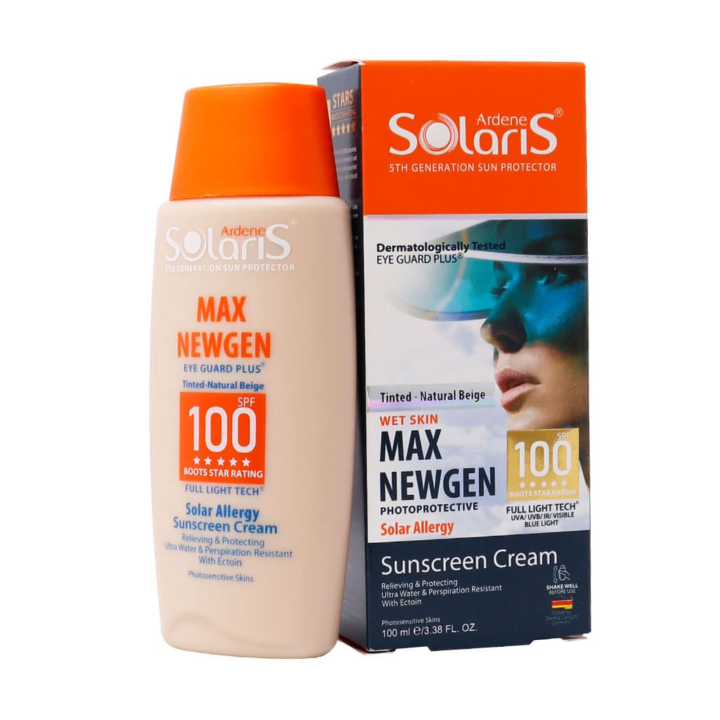کرم ضد آفتاب رنگی آردن سولاریس مدل Max Newgen (۵۰ میلی‌لیتر)