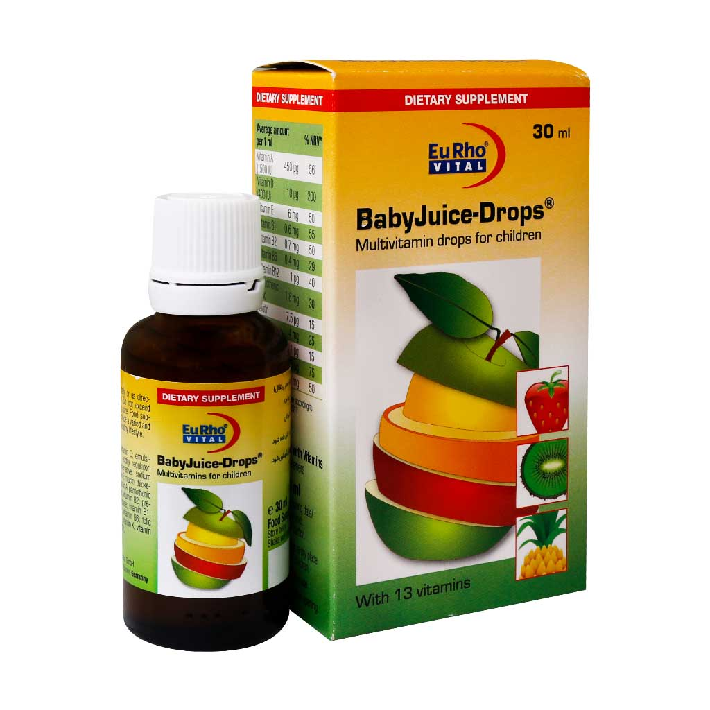 قطره نیو بیبی جویس یوروویتال (Eurho Vital New Baby Juice Drops) - ۳۰ میلی‌لیتر