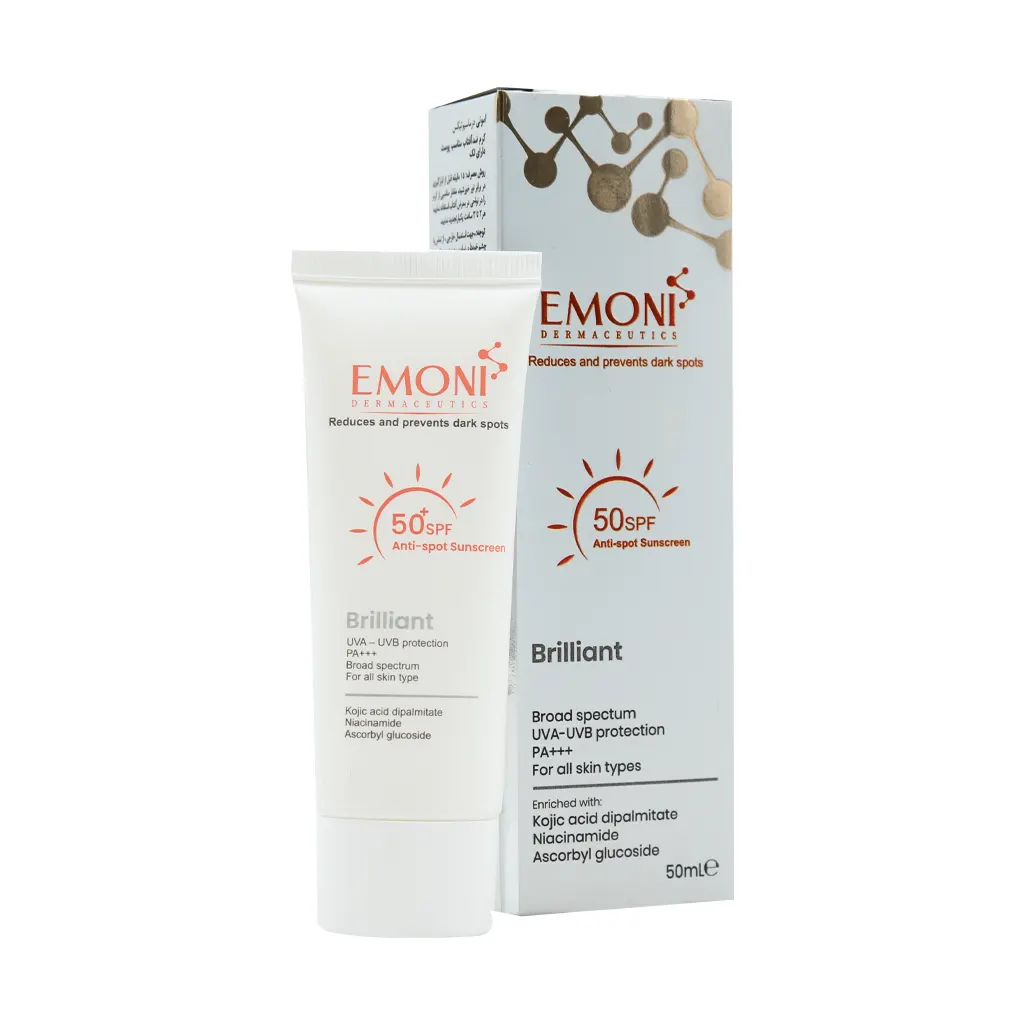 کرم ضد آفتاب ایمونی SPF50 براق‌کننده پوست