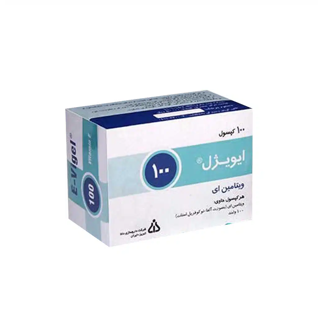 سافت ژل ویتامین E ویژل ۱۰۰ واحد دانا