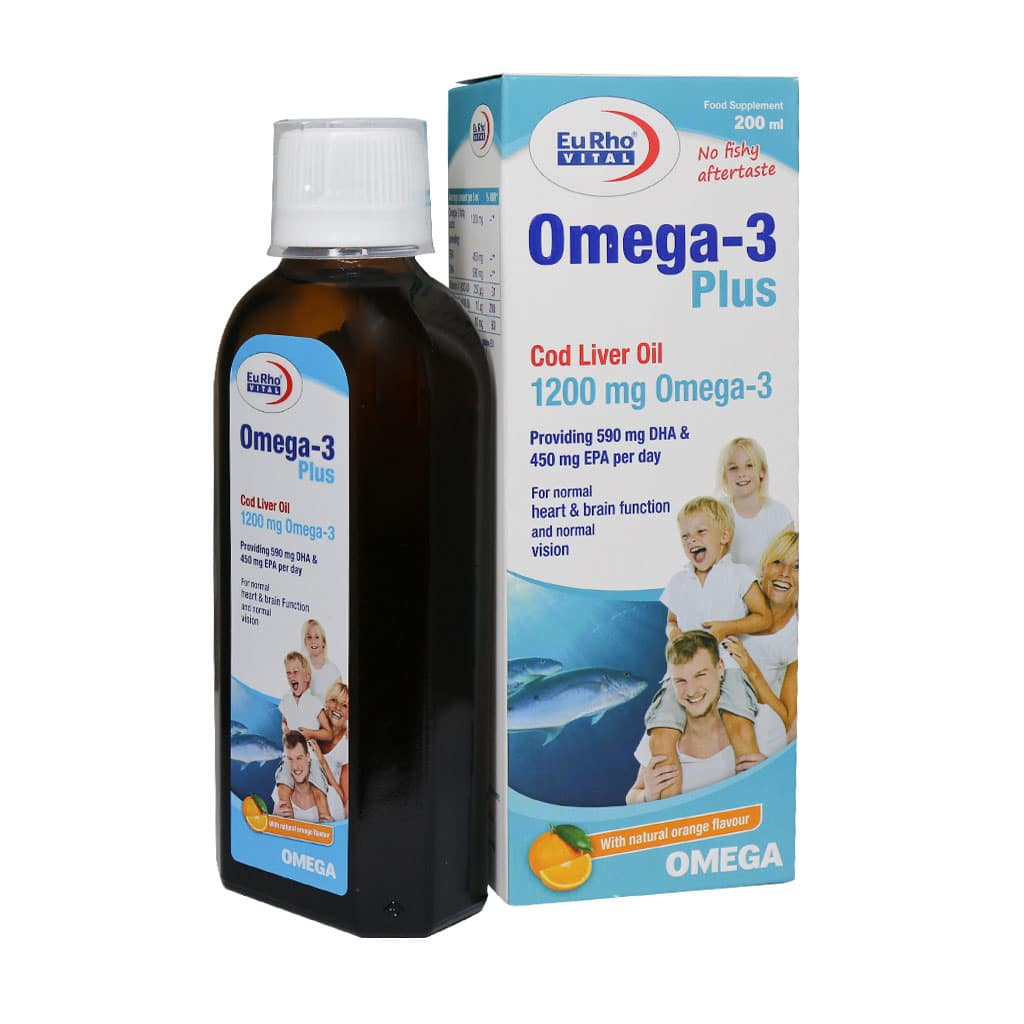 کپسول امگا ۳ پلاس یوروویتال (Eurho Vital Omega-3 Plus) - ۶۰ عدد