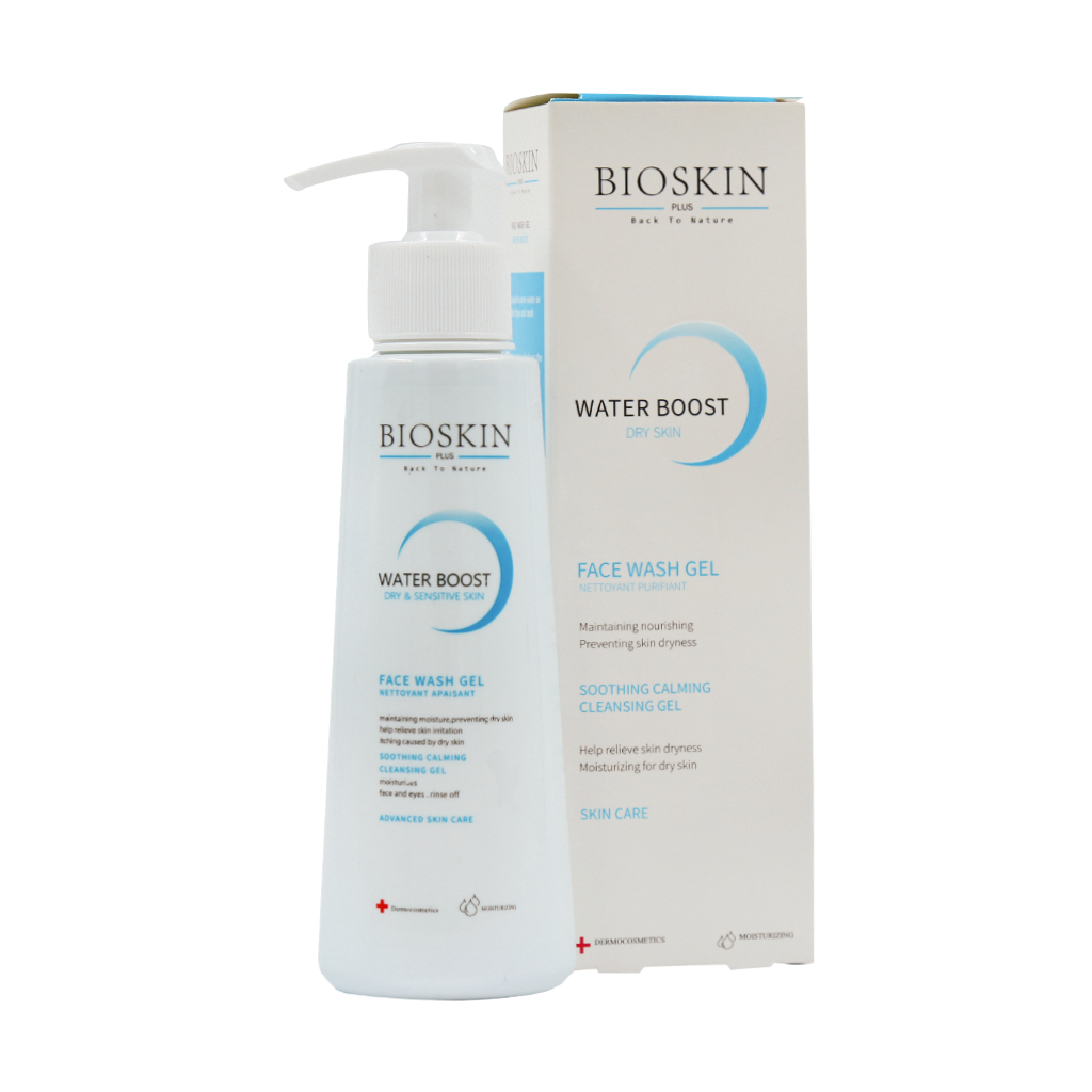 ژل شستشو و آبرسان صورت بایو اسکین مدل Water Boost (۲۰۰ میلیلیتر)