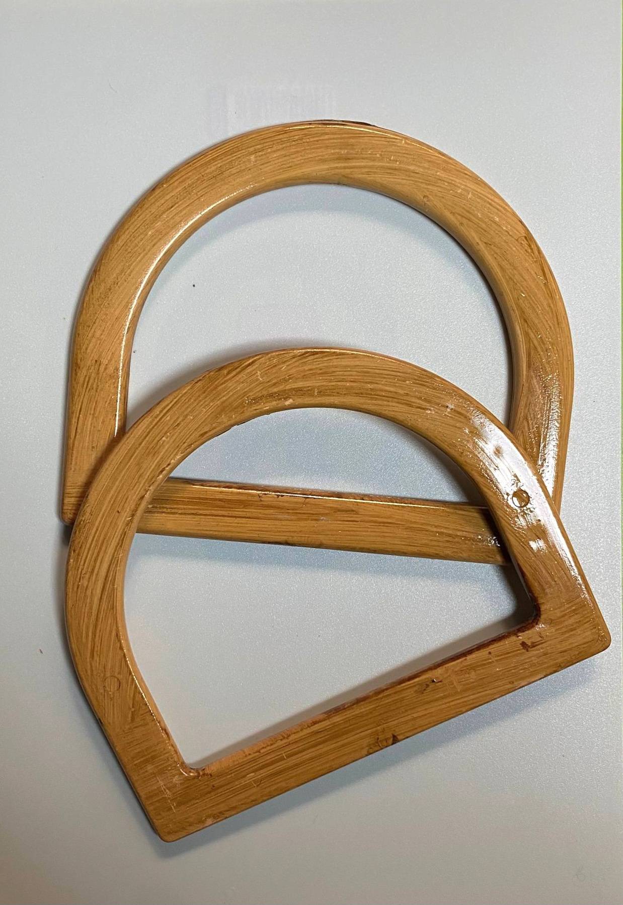 دسته چوبی طرح نیم دایره جفت (۲عددی)