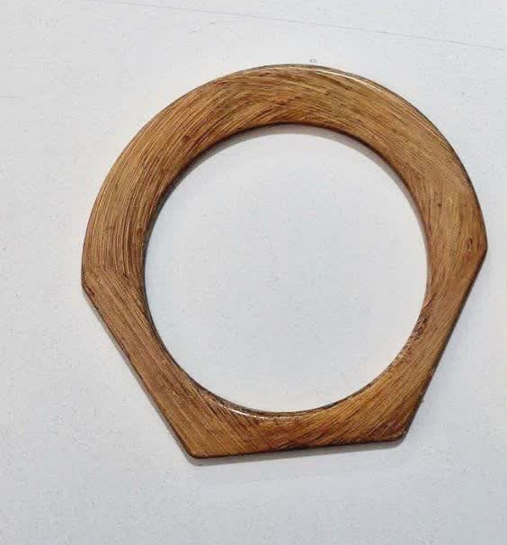 دسته چوبی چهار ضلعی بزرگ