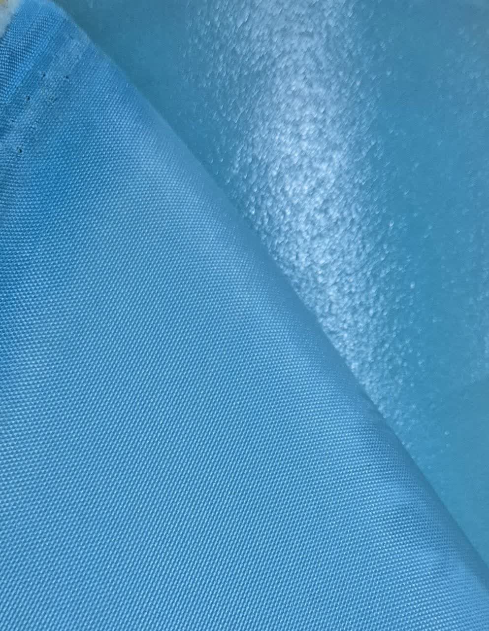 ریپس پشت ساتن ساده فیروزه ای