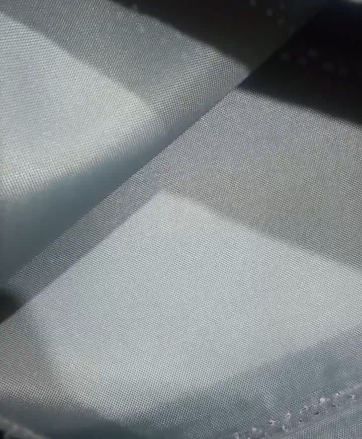پارچه ریپس پشت ساتن ساده طوسی
